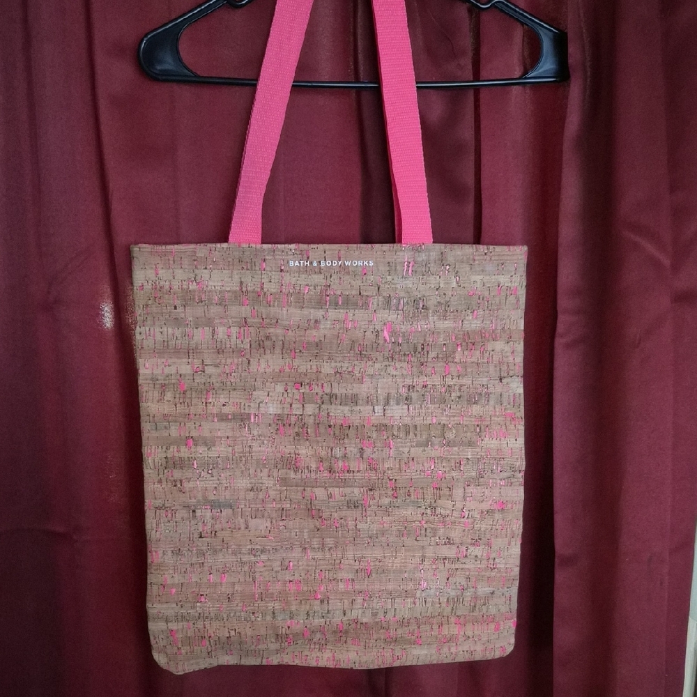 Bath & Body Works Cork and Pink Tote